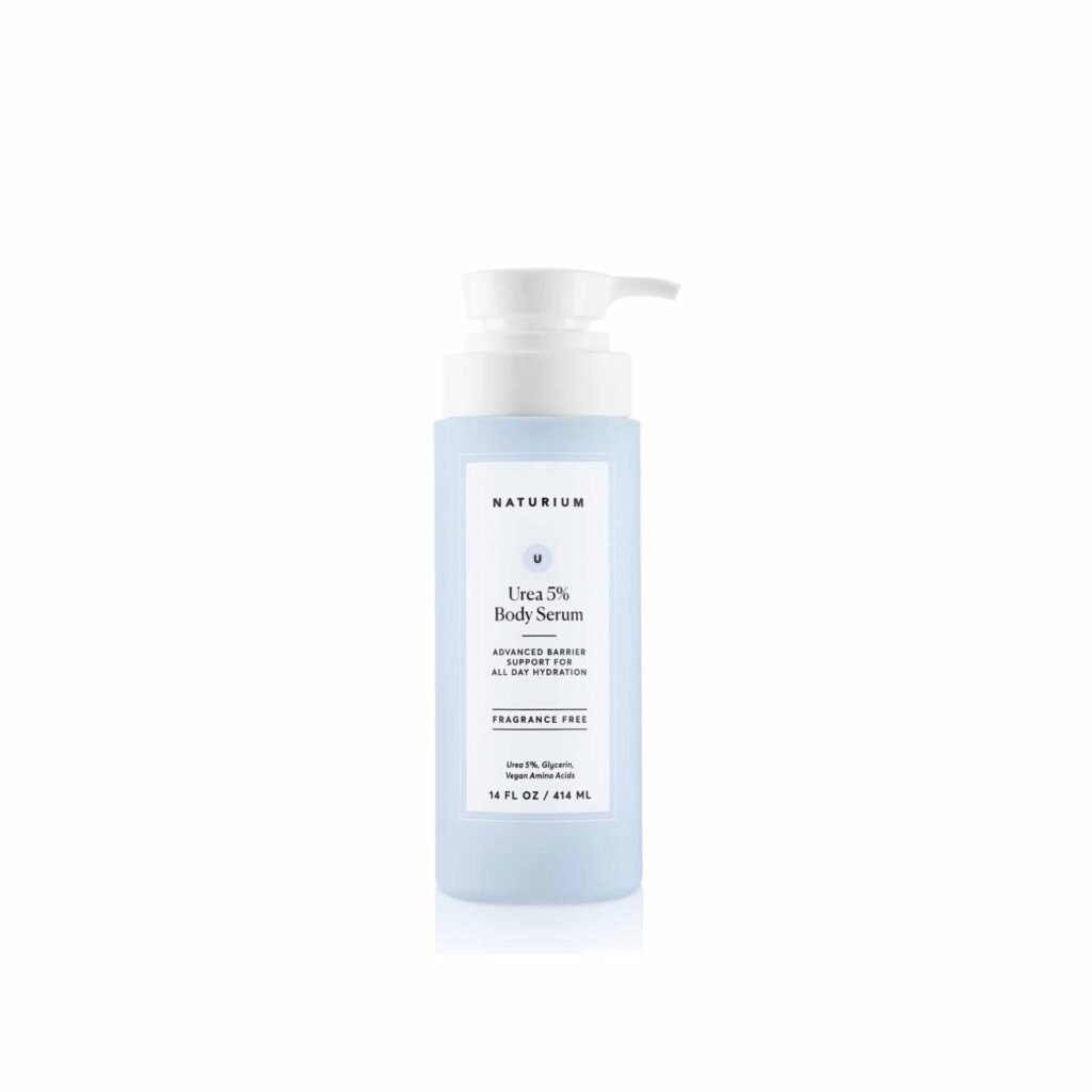 naturium urea 5% body serum, lightweight, hydrating serum with nourishing & soothing benefits for barrier support, vegan & cruelty free, 14 oz